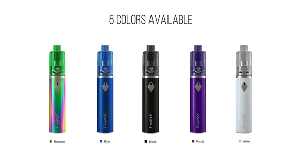 FreeMax GEMM 80W Starter Kit hardware with sleek black device and matching tank, designed for easy vaping setup.