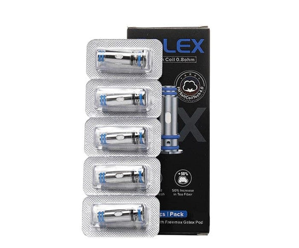 FreeMax GX/GX-P replacement vape coils, cylindrical metal atomizers designed for use in compatible vape devices.