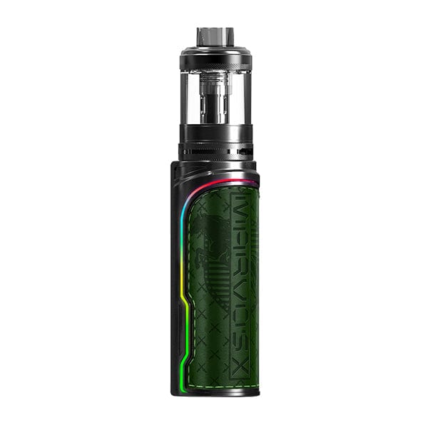 FreeMax Marvos X 100W Starter Kit hardware with sleek design, featuring a compact mod and integrated tank for vaping.