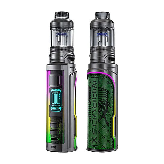 FreeMax Marvos X Pro 100W Kit hardware with mod, tank, and attached vape coil in a sleek design.