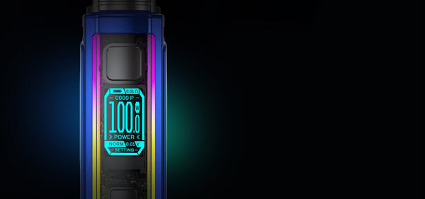 FreeMax Marvos X Pro 100W Kit hardware with sleek black mod and matching tank, designed for vaping enthusiasts.