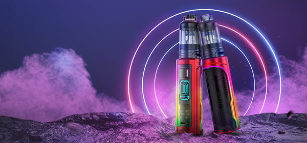 FreeMax Marvos X Pro 100W Kit hardware with sleek mod and matching tank, designed for vaping enthusiasts.