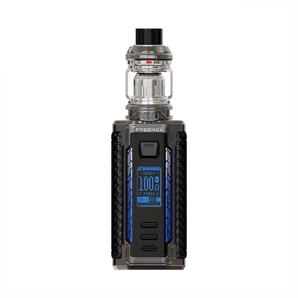 FreeMax Maxus 3 200W starter kit hardware with sleek design and user-friendly controls, suitable for vaping enthusiasts.