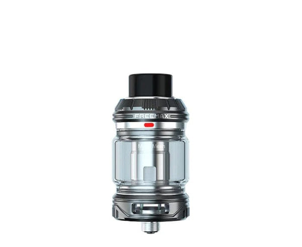 FreeMax Maxus Pro 3 vape tank with glass and metal construction, featuring adjustable airflow and coil compatibility.