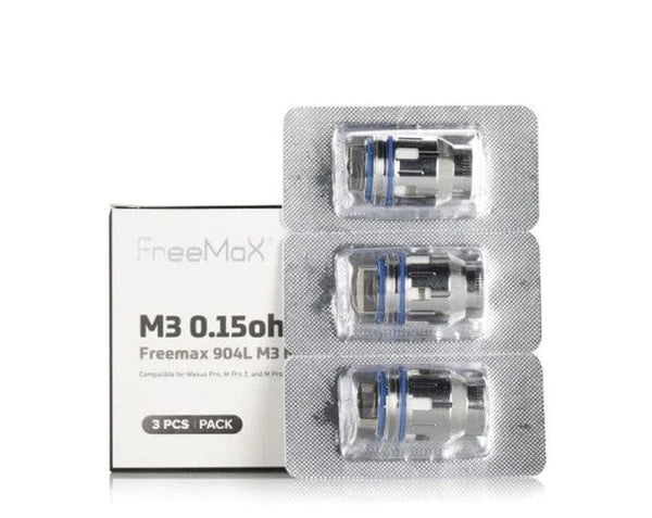 FreeMax Maxus Pro 904L M replacement coils for vape device, shown in the image with multiple coil packs.