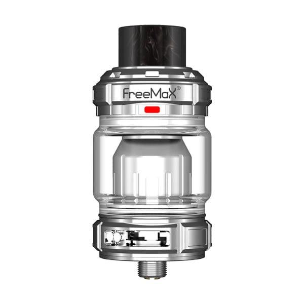 FreeMax Maxus Pro Sub-Ohm Tank for vape devices showing sleek design and glass chamber, optimized for flavor and cloud production.