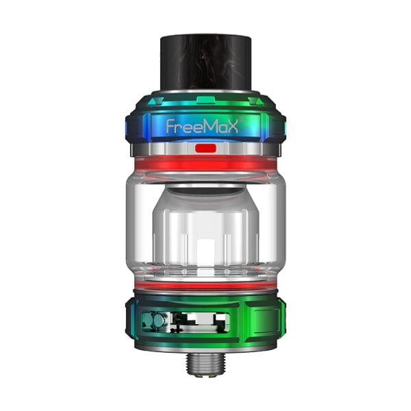 FreeMax Maxus Pro Sub-Ohm Tank vape part showing a sleek, glass tank with adjustable airflow and metallic accents.