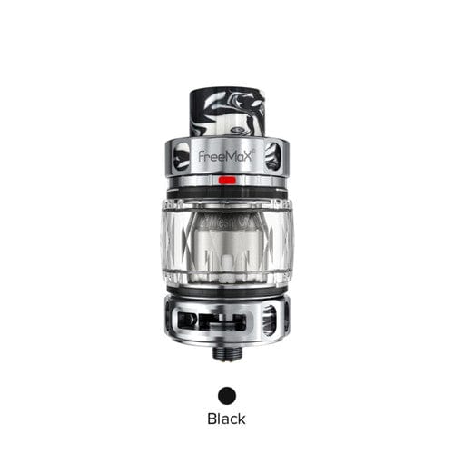 FreeMax Maxus Pro Sub-Ohm Tank vape part with glass chamber, metal body, and adjustable airflow for enhanced vaping experience.