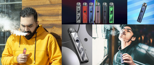 FreeMax Onnix 2 15W pod system hardware with sleek design and compact size, featuring removable pod and ergonomic shape.