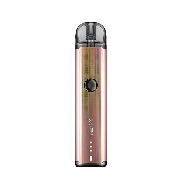 FreeMax Onnix 2 15W pod system hardware with sleek design and mouthpiece, compact vaping device in black and silver.