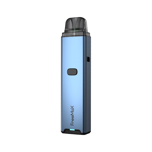 FreeMax Onnix Pod System hardware with sleek design, showing the compact, portable vaping device in black.