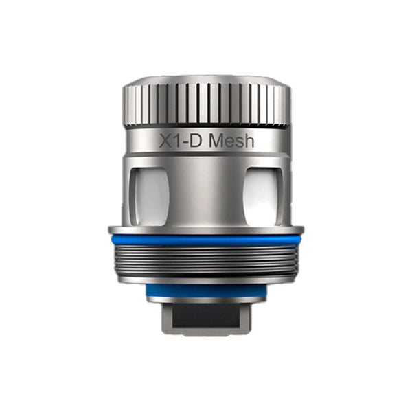 FreeMax X1-D Mesh replacement coils for vape devices, showing a pack of coils with mesh design and branding.
