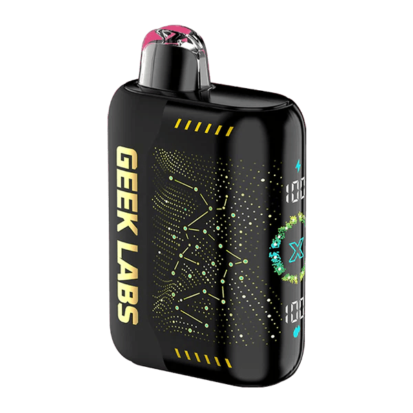 GEEK LABS Pulse X 50k NIXODINE disposable vape device with sleek design and branded labeling.