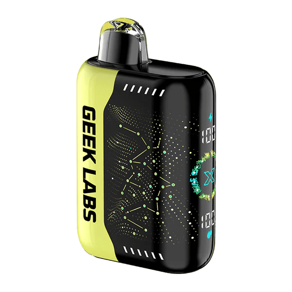 GEEK LABS Pulse X 50k NIXODINE disposable vape device with sleek design and branding, powered by COVS for long-lasting use.