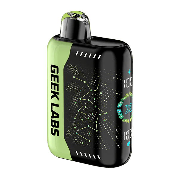 GEEK LABS Pulse X 50k NIXODINE disposable vape device with sleek design and branding, powered by COVS technology.