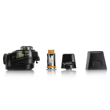 GeekVape Aegis Boost replacement vape pods for GeekVape Aegis Boost device, showing clear view of the pods' design and mouthpiece.