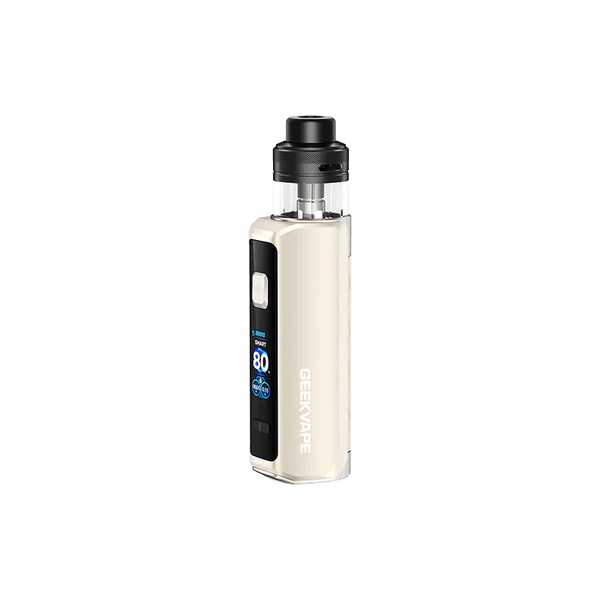 GeekVape Aegis Force pod system hardware with sleek design, featuring a compact body and ergonomic grip for vaping.