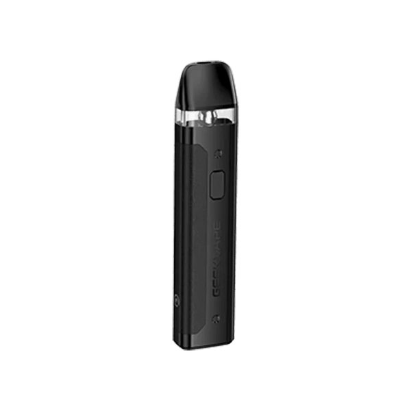 GeekVape AQ Aegis Q 20W pod system with sleek hardware design and compact form, featuring the GeekVape logo and mouthpiece.