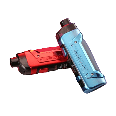 GeekVape B100 Aegis Boost Pro 2 Kit hardware with sleek design, showing mod and matching tank, durable build, and textured grip.