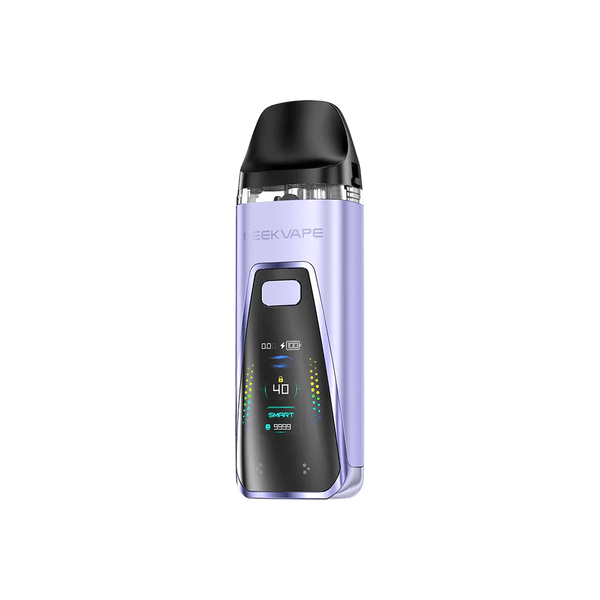 GeekVape Digi Pro 40W pod mod kit showing compact hardware with sleek design and integrated mouthpiece for vaping.