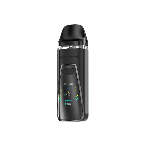 GeekVape Digi Pro 40W pod mod kit with compact hardware, featuring a sleek design and adjustable wattage for vaping.