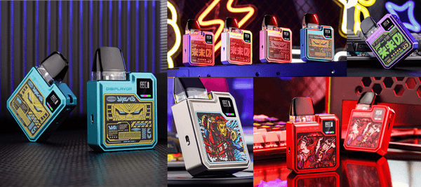 GeekVape Digiflavor Digi-Q pod system showing compact hardware with sleek design and ergonomic mouthpiece.