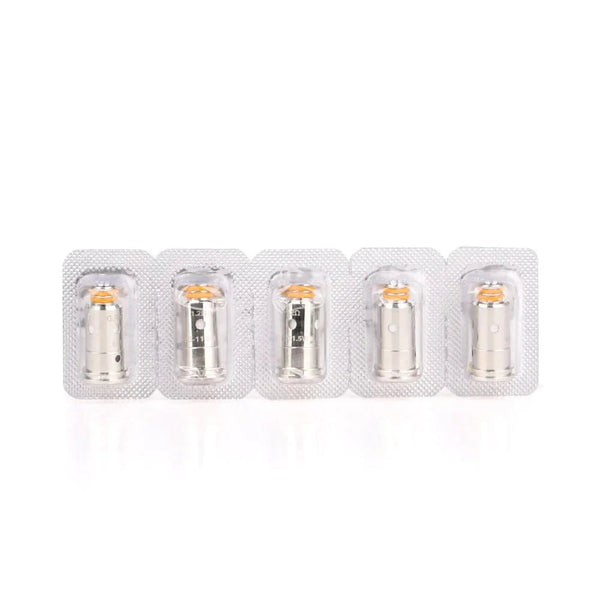 GeekVape G Series Mesh Coils for vape devices, showing a pack of replacement vape coils with mesh design and branding.