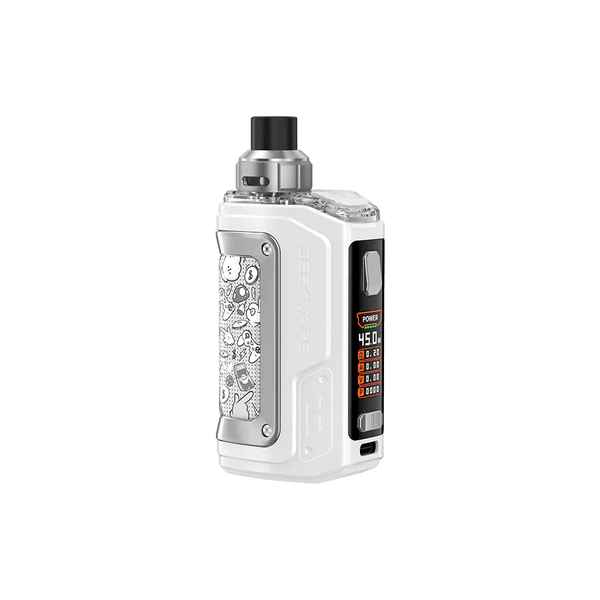 GeekVape H45 Aegis Hero 2 45W pod mod kit with sleek design and compact hardware for vaping convenience