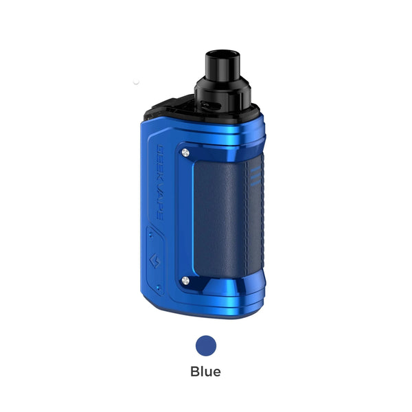 GeekVape H45 Aegis Hero 2 45W pod mod kit with sleek design and compact hardware, suitable for vaping enthusiasts.