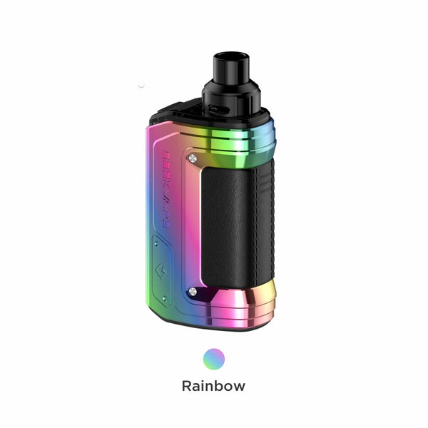 GeekVape H45 Aegis Hero 2 45W pod mod kit with sleek design, compact hardware, and adjustable wattage for vaping.