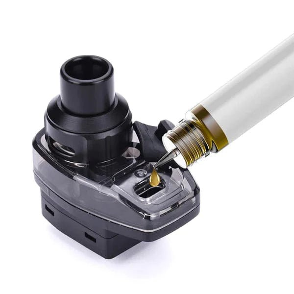 GeekVape H45 Aegis Hero 2 replacement pods for vaping device, shown in black with clear e-liquid window