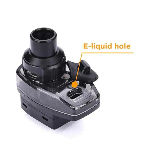 GeekVape H45 Aegis Hero 2 replacement pods for vaping device, shown in the image with sleek design and matching hardware features.