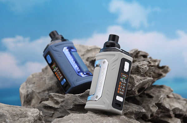 GeekVape H45 Classic Aegis Hero 2 Classic pod kit with sleek hardware design and compact construction for vaping.