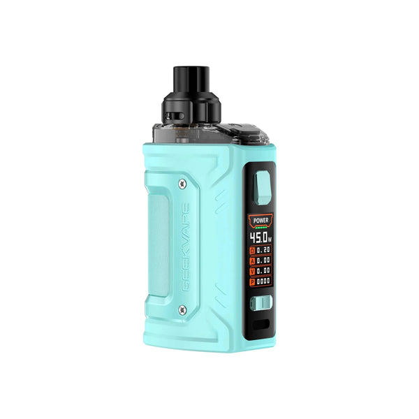 GeekVape H45 Classic Aegis Hero 2 Classic Pod Kit, compact vaping device with sleek design and replaceable pod system.
