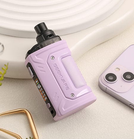GeekVape H45 Classic Aegis Hero 2 Classic pod kit showing the compact device with replaceable pod and ergonomic design.