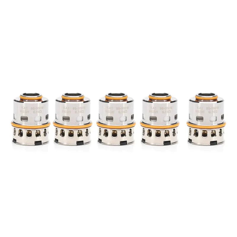 GeekVape M Series Mesh Coils for vape devices, showing a pack of replacement coils with mesh design for enhanced flavor and vapor.