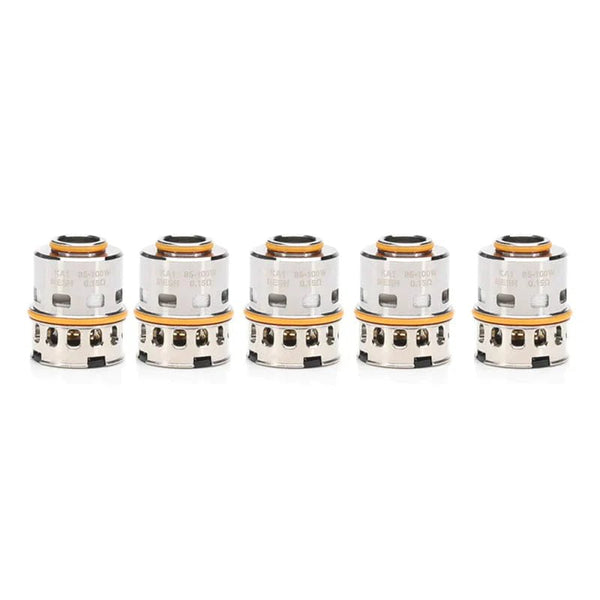 GeekVape M Series Mesh Coils for vape devices, showing a pack of replacement coils with mesh design for enhanced flavor and vapor.