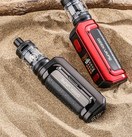 GeekVape M100 Aegis Mini 2 100W starter kit with compact mod and accessories, designed for vaping enthusiasts.