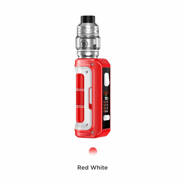GeekVape Max100 Aegis Max 2 kit hardware with compact mod and tank, featuring rugged design and adjustable airflow.