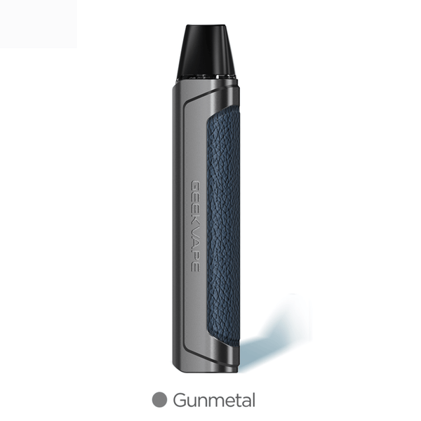 GeekVape One FC (1FC) pod system hardware with sleek design and integrated mouthpiece, featuring compact form and branding details.
