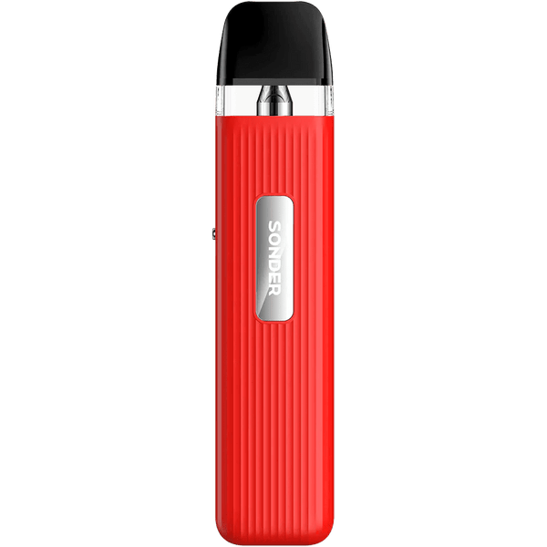 GeekVape Sonder Q 20W Pod Kit hardware with sleek design, compact size, and integrated mouthpiece visible in the image.