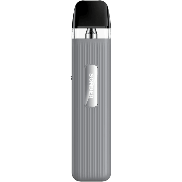 GeekVape Sonder Q 20W Pod Kit with sleek hardware design, compact size, and integrated mouthpiece for vaping.