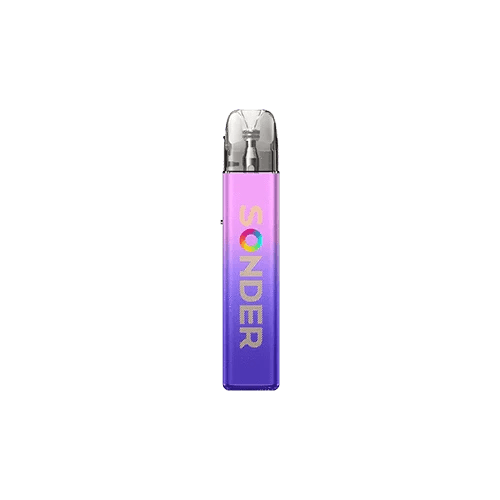 GeekVape Sonder Q2 30W pod system hardware with sleek design and compact size, featuring mouthpiece and adjustable airflow.