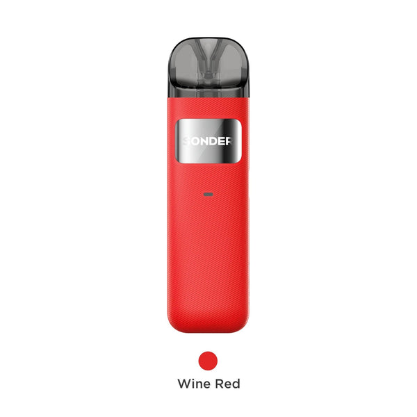 GeekVape Sonder U Pod System hardware showing the compact device with sleek design and pod cartridge attached.