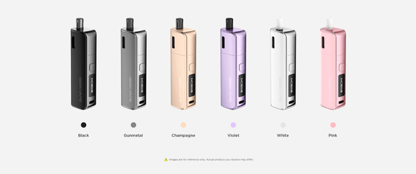 GeekVape Soul 30W Pod System hardware with compact design, featuring a sleek black finish and integrated mouthpiece.