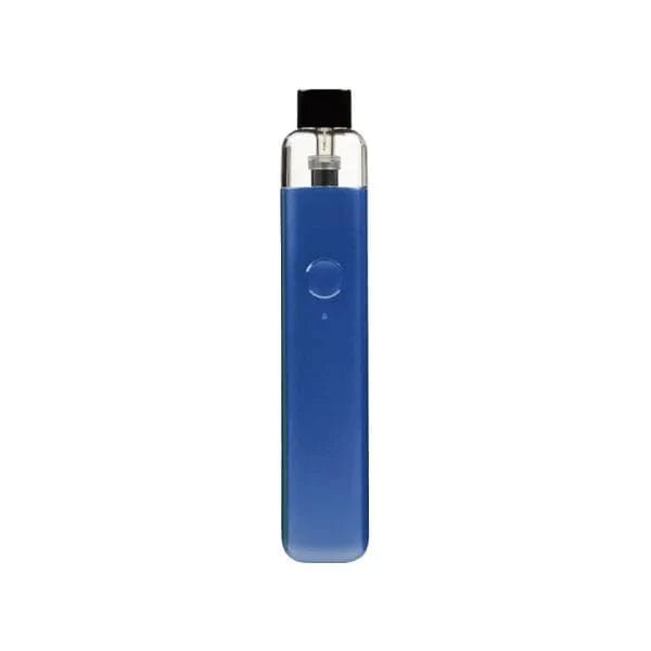 GeekVape Wenax K1 16W pod system with sleek compact design, featuring mouthpiece, pod cartridge, and button for easy vaping.