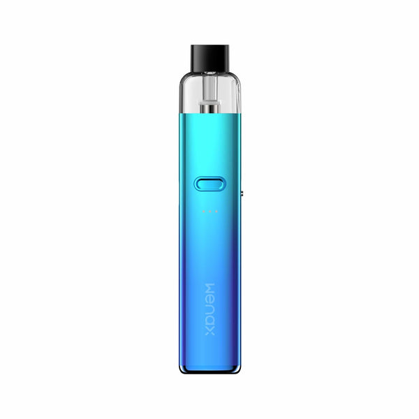 GeekVape Wenax K2 18W pod system device, compact hardware with sleek design and adjustable airflow for vaping.