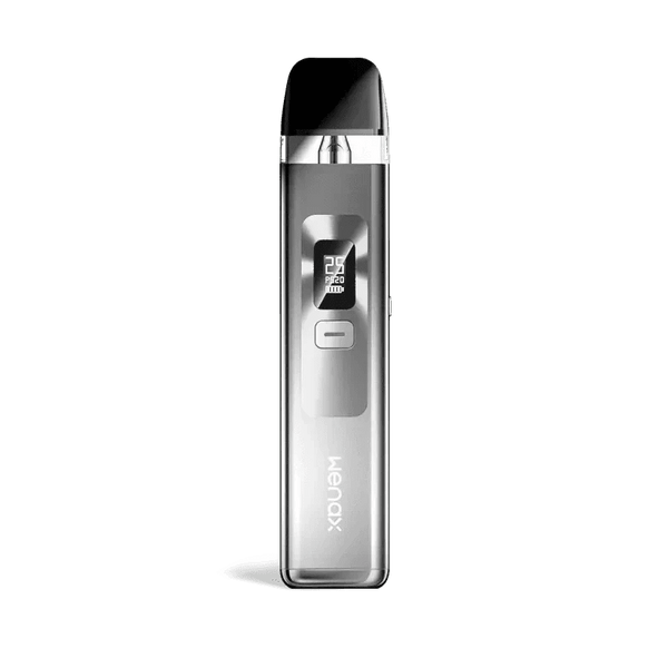 GeekVape Wenax Q Pod Kit hardware with sleek design, compact size, and replaceable pod system for vaping.
