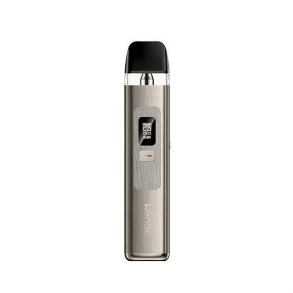 GeekVape Wenax Q Pod Kit, compact vaping hardware with sleek design, featuring the device and replaceable pod in a clear image.