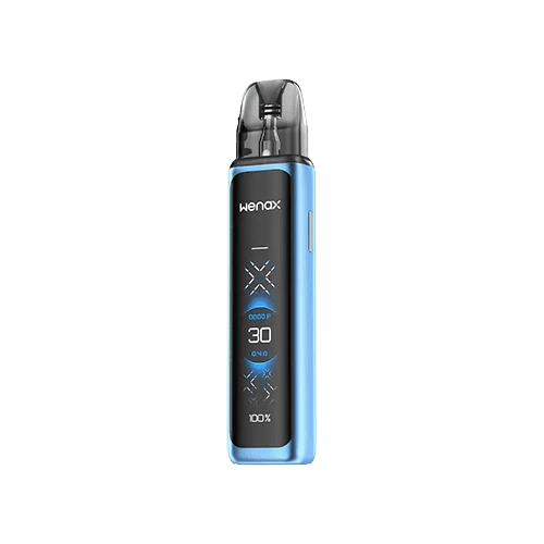 GeekVape Wenax Q Ultra 30W Pod Kit with sleek design, compact hardware, and integrated mouthpiece for vaping convenience.